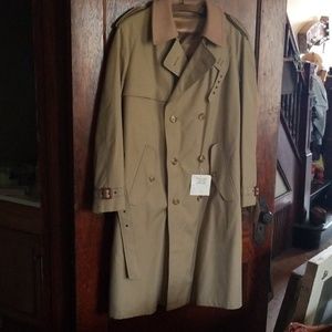 Men's Bachrach's removable liner overcoat.